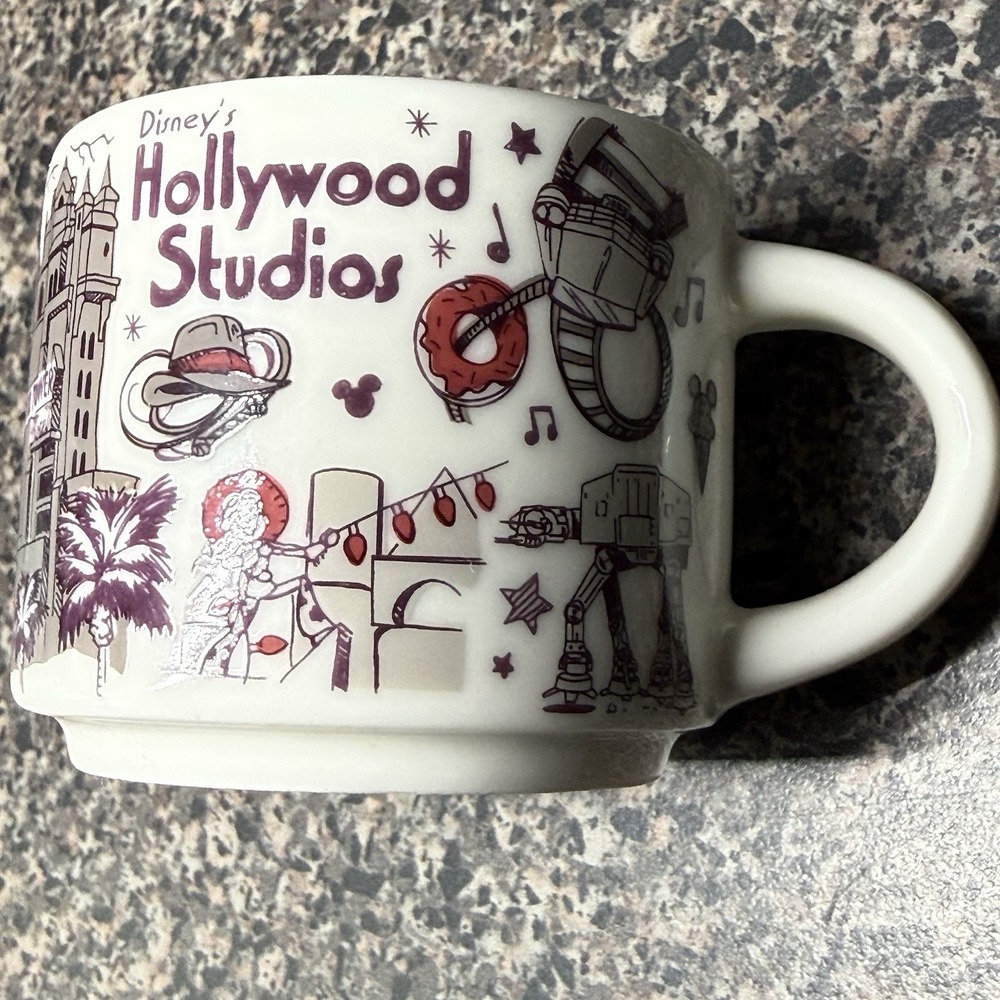 Starbucks 2oz Mug Been There Series Disney Hollywood Studios Pin Drop Collection
